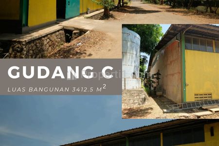 Jual Gudang Harga NJOP Masih Nego, Akses Kontainer, Luas 13,6 Hektar Bangunan 3,6 Hektar di Raya Cikampek, Karawang, Jawa Barat