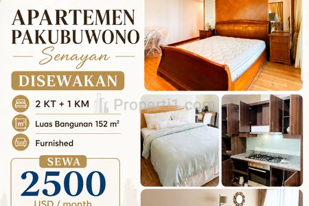 For Rent Apartment Pakubuwono Residences - 2 BR Furnished