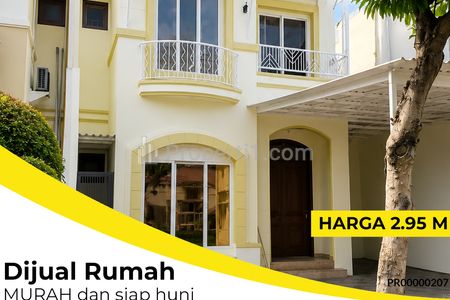 Dijual Rumah Wisata Bukit Mas Royal Palais Surabaya Barat Dimensi 10x20 SHM