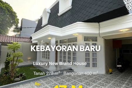 Dijual Rumah Baru di Lokasi Strategis Gandaria, Kebayoran Baru, Jakarta Selatan
