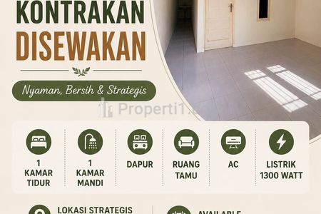 Disewakan Rumah Kontrakan dengan AC di Graha Raya Bintaro Tangerang Selatan