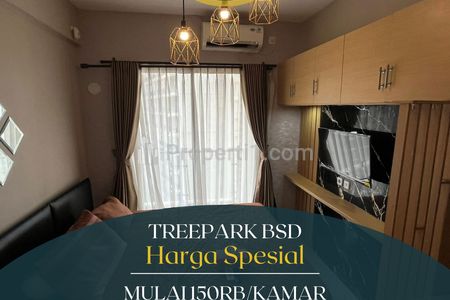 Sewa Apartemen Harian Treepark BSD Serpong - Studio Furnished