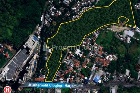 Dijual Tanah Pinggir Jalan dekat Trans Studio Mall Cibubur
