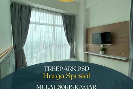 Sewa Apartemen Harian Treepark BSD Studio Furnished