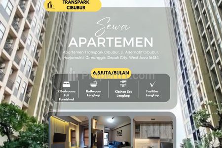 Disewakan Apartemen Transpark Cibubur Tipe 2 BR Furnished Tower Borealis
