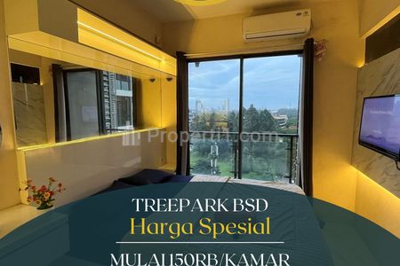 Sewa Apartemen Harian Treepark BSD Serpong - Studio Furnished