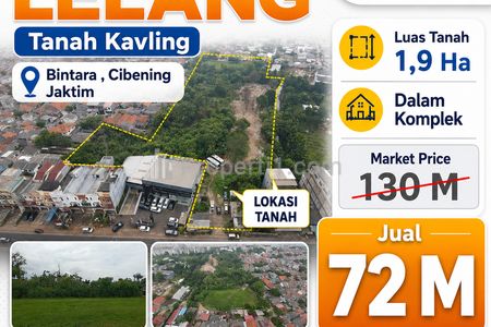 Jual Tanah Kavling Bintara Cibening Lokasi Strategis Bekasi