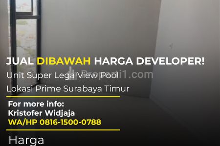 Dijual Apartemen Belleview Manyar Kertoarjo Surabaya 2BR Luas 76m2