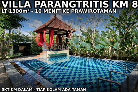 Jual Villa Resort 3 Kolam 15 Menit ke Malioboro 20 Menit ke Pantai Parangtritis - LT 1300m2 Sewon Bantul 