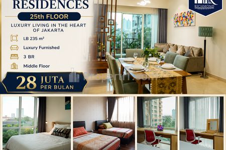 For Rent Luxurious 2BR Apartment at Senayan City Residence - Fully Furnished & Ready to Move In
