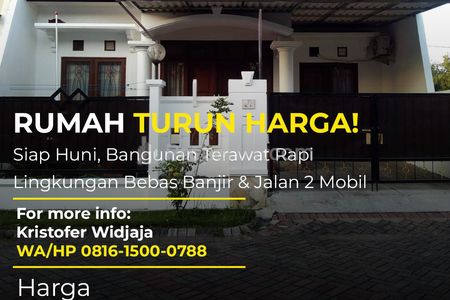 Dijual Rumah Graha Sampurna Indah Wiyung Surabaya - Dimensi 9x15 SHM