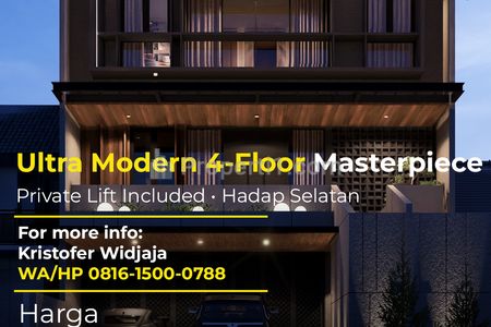 Dijual Rumah Mewah 4 Lantai Ada Lift Fullerton Citraland Surabaya Barat SHM