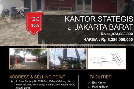 Dijual Kantor Kawan Kebon Jeruk Lokasi Strategis Jakarta Barat