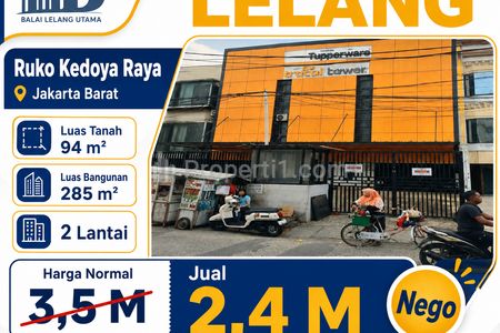 Dijual Cepat Ruko Kedoya Utara Kebon Jeruk Lokasi Strategis Jakarta Barat