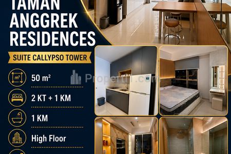 For Rent Apartemen Taman Anggrek Residence 3BR Full Furnished