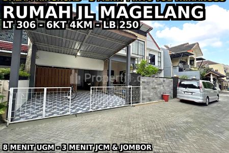 Dijual Cepat Rumah Dalam Ringroad Jl. Magelang Sleman - 3 Menit Tol Trihanggo Jogja Luas 306m2 - Nego