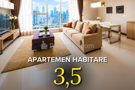 Jual Apartemen Habitare Rasuna Luas 108m2, Lantai 25 di Jl. Rasuna Said – Kuningan, Jakarta Selatan