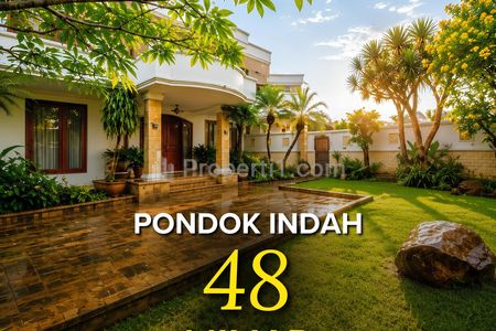 Dijual Rumah Luxurios, Premium,Siap Huni di Area Pondok Indah, Jakarta Selatan