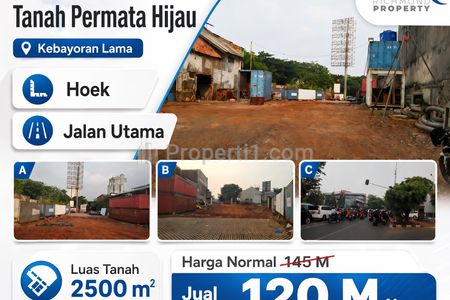 Dijual LANGKA Tanah Komersial Permata Hijau Jakarta Selatan – Diskon 17,5 Miliar di Bawah Pasar, Samping PHX!