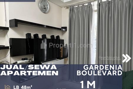 Dijual Apartemen Gardenia Boulevard 2BR Full Furnish