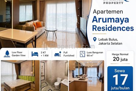 Disewa Apartemen Luxury Full Furnished View Gunung Salak di Arumaya Residences, TB Simatupang