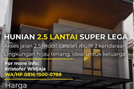 Dijual Rumah Baru Dharmahusada Mas Mulyorejo Surabaya Dimensi 8x15 SHM
