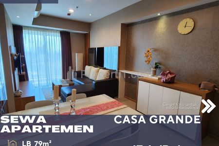 Disewakan Apartemen Casa Grande 2BR Full Furnish