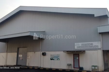 Disewakan/Dijual Gudang Siap Pakai di Tambun Selatan Bekasi