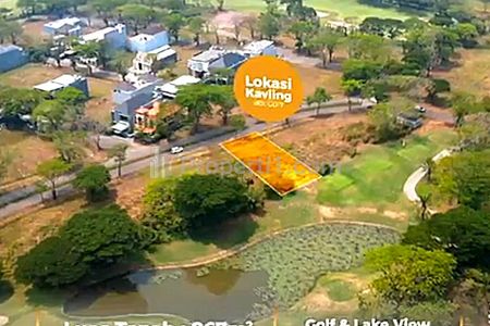 Dijual Murah Tanah Kavling di Citraland Surabaya, View Golf di Halaman Belakang, Lokasi Strategis