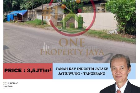 Dijual Tanah Kavling Komplek Industri Jatake, Jatiuwung – Tangerang