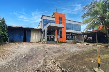 Dijual Gudang Ex Workshop dan Kantor Jalan Inspeksi Kalimalang Cibitung