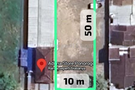 Dijual Tanah + Bangunan di Ponorogo