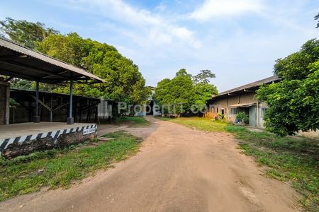 Dijual Gudang Ex Pabrik Jalan Raya Narogong Bantar Gebang Bekasi