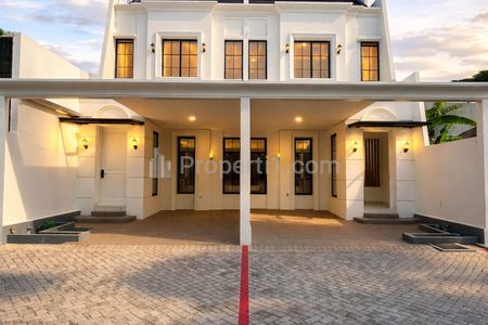 Dijual Rumah Baru Design Classic Modern Siap Huni di Cempaka Putih Jakarta Pusat