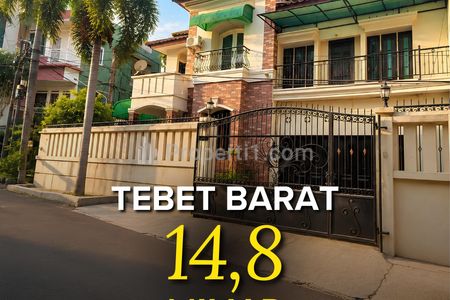 Dijual Rumah Siap Huni 2 Lantai di Tebet Barat, Jakarta Selatan dengan Lokasi Strategis, Nyaman dan Tenang