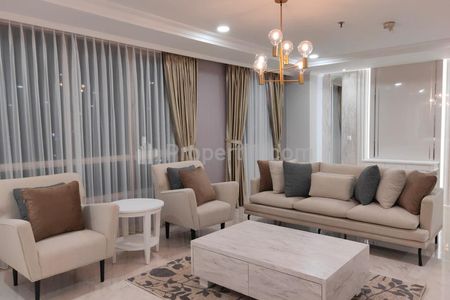 For Rent Penthouse 3BR+1 208sqm Furnished – at Puri Imperium Apartment, Kuningan South Jakarta