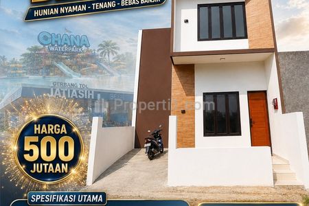 Dijual Rumah Baru 2 Lantai Siap Huni dekat Tol Jatiasih Jatiasih Kota Bekasi
