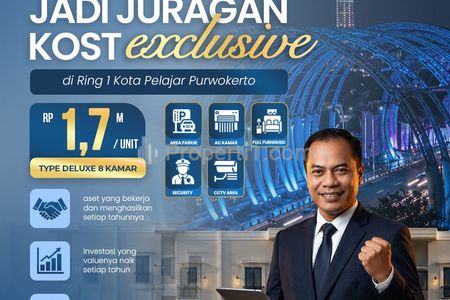 Jual Rumah Kost Dekat Kampus di Purwokerto Banyumas 