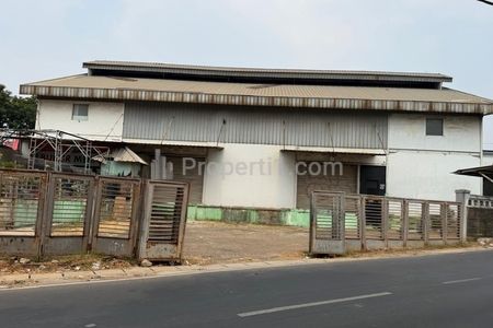 Dijual Gudang di Serpong Pinggir Jalan Besar Dekat Bintaro Strategis