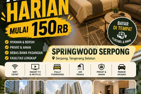 Sewa Apartemen Harian Springwood Serpong