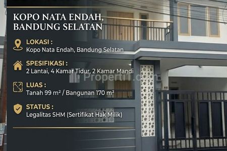 Jual Rumah Bagus Luas Nata Endah Kopo Dekat Taman Kopo Indah Bandung