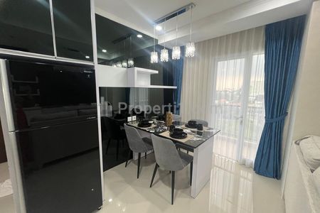 Jual Apartemen Green Signature @ Signature Park Grande MT Haryono – Type 3 Bedrooms Fully Furnished, City View
