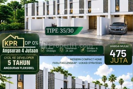 Dipasarkan Rumah Baru 2 Lantai Modern Minimalis Dalam Komplek Baru Di Bambu Apus Cipayung Jakarta Timur
