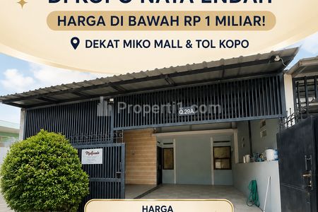 Jual Rumah Minimalis Nata Endah Kopo Dekat Tol Kopo Bandung