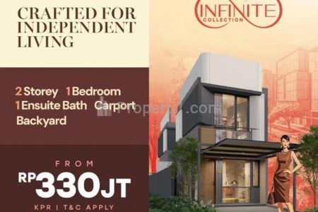 Dijual Rumah Exclusive Mulai dari 330 Jutaan di Gading Serpong Tangerang - Type 1 Kamar - 5 Kamar