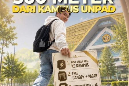 Jual Rumah Kost di Jatinangor, Sumedang - 5 Menit ke Kampus Unpad dan ITB