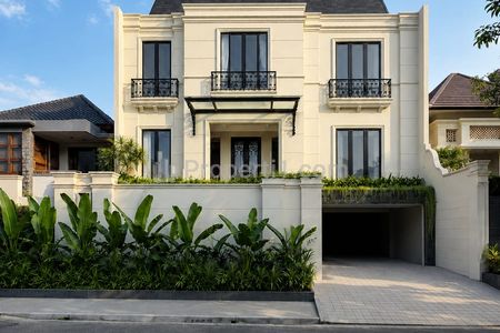 Jual Rumah Baru Gaya Amerika Klasik di Darmawangsa, Area Kebayoran Baru, Jakarta Selatan