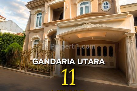 Dijual Rumah Mewah Fully Furnished di Kebayoran Baru, Gandaria Utara – Jakarta Selatan