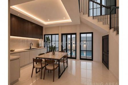 Jual Rumah Nuansa Villa Eksklusif di Cluster Mahkota Cileunyi Bandung - 4 Kamar Tidur Nyaman dan Asri