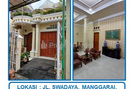 Jual Cepat Harga Spesial Rumah 2 Lantai di Jl. Swadaya, Manggarai, Tebet, Jakarta Selatan